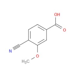 Aobchem&nbsp;4-Cyano-3-methoxybenzoic acid | ≥97% | CAS 102362-00-5 | C9H7NO3 | 250mg