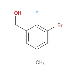 Aobchem&nbsp;3-Bromo-2-fluoro-5-methylbenzyl alcohol | ≥97% | CAS 307975-05-9 | C8H8BrFO | 250mg
