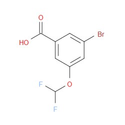 Aobchem&nbsp;3-Bromo-5-(difluoromethoxy)benzoic acid | ≥95% | CAS 2273511-99-0 | C8H5BrF2O3 | 500mg