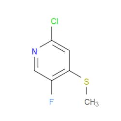 Aobchem&nbsp;2-Chloro-5-fluoro-4-(methylthio)-pyridine | ≥97% | CAS 1820741-49-8 | C6H5ClFNS | 250mg