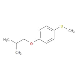 Aobchem&nbsp;(4-Isobutoxyphenyl)(methyl)sulfane | ≥95% | CAS 1443310-79-9 | C11H16OS | 500mg