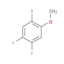 Aobchem&nbsp;1 2-Difluoro-4-iodo-5-methoxybenzene | ≥97% | CAS 1228093-54-6 | C7H5F2IO | 1g