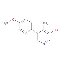 Aobchem&nbsp;3-Bromo-5-(4-methoxyphenyl)-4-methylpyridine | ≥95% | CAS 885681-79-8 | C13H12BrNO | 250mg