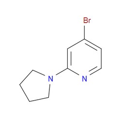 Aobchem&nbsp;4-Bromo-2-pyrrolidin-1-ylpyridine | ≥97% | CAS 1142194-47-5 | C9H11BrN2 | 1g