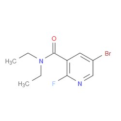 Aobchem&nbsp;5-Bromo-N N-diethyl-2-fluoronicotinamide | ≥97% | CAS 1010836-38-0 | C10H12BrFN2O | 1g