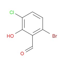 Aobchem&nbsp;6-Bromo-3-chloro-2-hydroxybenzaldehyde | ≥95% | CAS 1427327-37-4 | C7H4BrClO2 | 500mg
