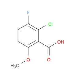Aobchem&nbsp;2-Chloro-3-fluoro-6-methoxybenzoic acid | ≥95% | CAS 1545315-29-4 | C8H6ClFO3 | 1g
