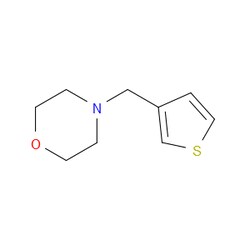 Aobchem&nbsp;3-(N-morpholinylmethyl)thiophene | ≥97% | CAS 122439-17-2 | C9H13NOS | 500mg