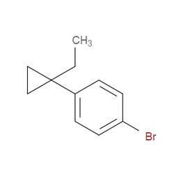 Aobchem&nbsp;1-Bromo-4-(1-ethylcyclopropyl)benzene | ≥95% | CAS 875306-16-4 | C11H13Br | 250mg