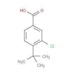 Aobchem&nbsp;4-(Tert-butyl)-3-chlorobenzoic acid | ≥95% | CAS 1515-20-4 | C11H13ClO2 | 1g