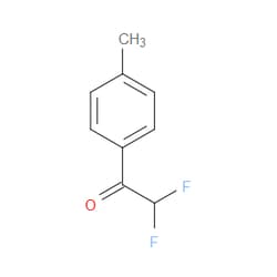 Aobchem&nbsp;2 2-Difluoro-1-(p-tolyl)ethanone | ≥97% | CAS 704-36-9 | C9H8F2O | 500mg
