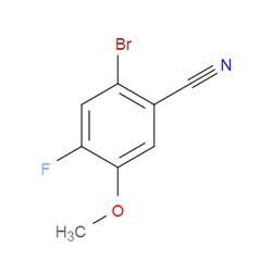 Aobchem&nbsp;2-Bromo-4-fluoro-5-methoxybenzonitrile | ≥95% | CAS 1410791-42-2 | C8H5BrFNO | 1g