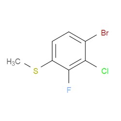 Aobchem&nbsp;4-Bromo-3-chloro-2-fluorothioanisole | ≥95% | CAS 214057-25-7 | C7H5BrClFS | 1g