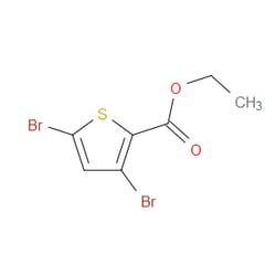 Aobchem&nbsp;Ethyl 3 5-dibromothiophene-2-carboxylate | ≥97% | CAS 62224-22-0 | C7H6Br2O2S | 250mg