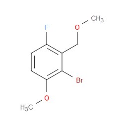 Aobchem&nbsp;2-Bromo-4-fluoro-1-methoxy-3-(methoxymethyl)benzene | ≥95% | CAS 2379321-25-0 | C9H10BrFO2 | 250mg