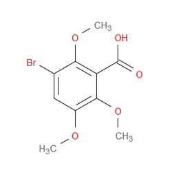 Aobchem&nbsp;3-Bromo-2 5 6-trimethoxybenzoic acid | ≥97% | CAS 101460-22-4 | C10H11BrO5 | 250mg