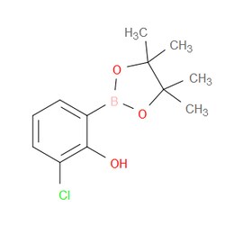 Aobchem&nbsp;2-Chloro-6-(tetramethyl-1 3 2-dioxaborolan-2-yl)phenol | ≥97% | CAS 1605331-70-1 | C12H16BClO3 | 1g