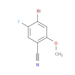 Aobchem&nbsp;4-Bromo-5-fluoro-2-methoxybenzonitrile | ≥97% | CAS 1427360-03-9 | C8H5BrFNO | 500mg