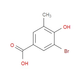 Aobchem&nbsp;3-Bromo-4-hydroxy-5-methylbenzoic acid | ≥97% | CAS 861537-87-3 | C8H7BrO3 | 1g