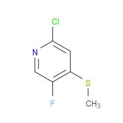 Aobchem&nbsp;2-Chloro-5-fluoro-4-(methylthio)-pyridine | ≥97% | CAS 1820741-49-8 | C6H5ClFNS | 1g