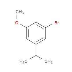 Aobchem&nbsp;1-Bromo-3-isopropyl-5-methoxybenzene | ≥97% | CAS 1204344-29-5 | C10H13BrO | 500mg