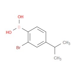 Aobchem&nbsp;2-Bromo-4-isopropylphebylboronic acid | ≥97% | CAS 2096338-86-0 | C9H12BBrO2 | 1g