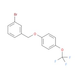 Aobchem&nbsp;1-Bromo-3-((4-(trifluoromethoxy)phenoxy)methyl)benzene | ≥95% | CAS 1710125-81-7 | C14H10BrF3O2 | 500mg