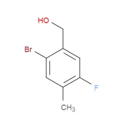 Aobchem&nbsp;(2-Bromo-5-fluoro-4-methylphenyl)methanol | ≥95% | CAS 1232407-49-6 | C8H8BrFO | 500mg
