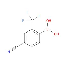 Aobchem&nbsp;(4-Cyano-2-(trifluoromethyl)phenyl)boronic acid | ≥97% | CAS 2407353-17-5 | C8H5BF3NO2 | 250mg