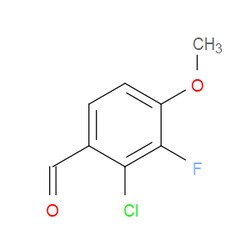 Aobchem&nbsp;2-Chloro-3-fluoro-4-methoxybenzaldehyde | ≥95% | CAS 1002344-90-2 | C8H6ClFO2 | 250mg