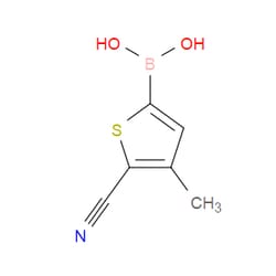 Aobchem&nbsp;5-Cyano-4-methylthiophene-2-boronic acid | ≥95% | CAS 1119899-50-1 | C6H6BNO2S | 250mg