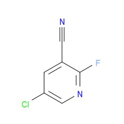 Aobchem&nbsp;5-Chloro-2-fluoro-3-pyridinecarbonitrile | ≥95% | CAS 1807007-21-1 | C6H2ClFN2 | 1g