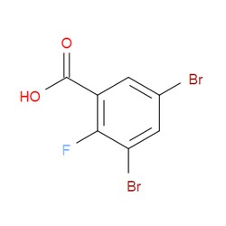 Aobchem&nbsp;3 5-Dibromo-2-fluorobenzoic acid | ≥97% | CAS 183065-73-8 | C7H3Br2FO2 | 250mg