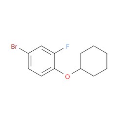 Aobchem&nbsp;4-Bromo-1-(cyclohexyloxy)-2-fluorobenzene | ≥95% | CAS 1369919-30-1 | C12H14BrFO | 1g