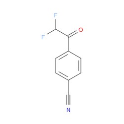 Aobchem&nbsp;4-(2 2-Difluoroacetyl)benzonitrile | ≥97% | CAS 1176519-89-3 | C9H5F2NO | 250mg
