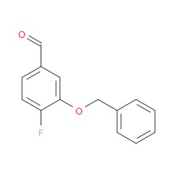 Aobchem&nbsp;3-Benzyloxy-4-fluorobenzaldehyde | ≥97% | CAS 103438-91-1 | C14H11FO2 | 500mg