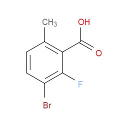 Aobchem&nbsp;3-Bromo-2-fluoro-6-methylbenzoic acid | ≥97% | CAS 1427433-22-4 | C8H6BrFO2 | 250mg