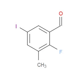 Aobchem&nbsp;2-Fluoro-5-iodo-3-methylbenzaldehyde | ≥97% | CAS 2383786-56-7 | C8H6FIO | 500mg