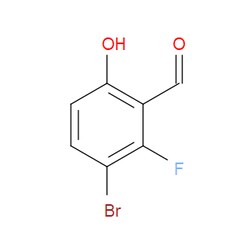 Aobchem&nbsp;3-Bromo-2-fluoro-6-hydroxybenzaldehyde | ≥97% | CAS 1160653-95-1 | C7H4BrFO2 | 500mg