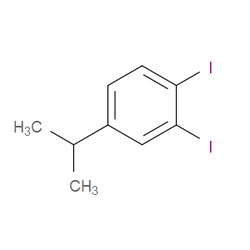 Aobchem&nbsp;1 2-Diiodo-4-isopropylbenzene | ≥97% | CAS 1369782-63-7 | C9H10I2 | 250mg