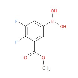 Aobchem&nbsp;3 4-Difluoro-5-(methoxycarbonyl)phenylboronic acid | ≥97% | CAS 1217500-74-7 | C8H7BF2O4 | 500mg