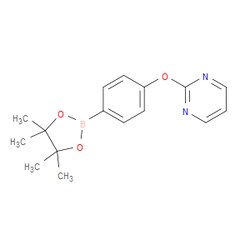Aobchem&nbsp;4-(Pyrimidin-2-yloxy)phenylboronic acid pinacol ester | ≥95% | CAS 330792-87-5 | C16H19BN2O3 | 250mg