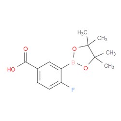 Aobchem&nbsp;5-Carboxy-2-fluorophenylboronic acid pinacol ester | ≥97% | CAS 2235384-35-5 | C13H16BFO4 | 1g