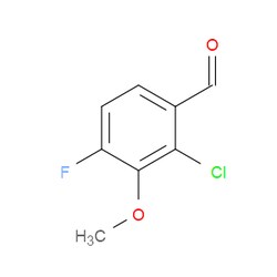 Aobchem&nbsp;2-Chloro-4-fluoro-3-methoxybenzaldehyde | ≥97% | CAS 750586-10-8 | C8H6ClFO2 | 500mg