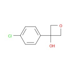 Aobchem&nbsp;3-(4-Chlorophenyl)-3-oxetanol | ≥95% | CAS 1898213-76-7 | C9H9ClO2 | 500mg