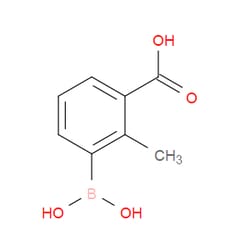Aobchem&nbsp;2-Methyl-3-carboxyphenylboronic acid | ≥97% | CAS 1314264-61-3 | C8H9BO4 | 250mg
