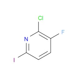 Aobchem&nbsp;2-Chloro-3-fluoro-6-iodopyridine | ≥97% | CAS 1211583-35-5 | C5H2ClFIN | 1g