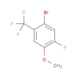 Aobchem&nbsp;1-Bromo-5-fluoro-4-methoxy-2-(trifluoromethyl)benzene | ≥97% | CAS 2090805-17-5 | C8H5BrF4O | 500mg