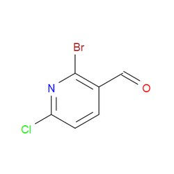 Aobchem&nbsp;2-Bromo-6-chloronicotinaldehyde | ≥95% | CAS 1060815-60-2 | C6H3BrClNO | 1g