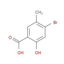 Aobchem&nbsp;4-Bromo-2-hydroxy-5-methylbenzoic acid | ≥97% | CAS 1362819-50-8 | C8H7BrO3 | 1g